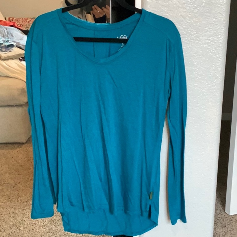 Teal Long Sleeve Women's Top